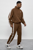 Купить Спортивный костюм мужской оригинал коричневого цвета 15012K, фото 22