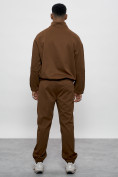 Купить Спортивный костюм мужской оригинал коричневого цвета 15012K, фото 4