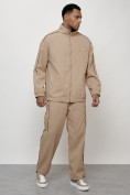 Купить Спортивный костюм мужской модный бежевого цвета 15020B, фото 3