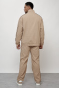 Купить Спортивный костюм мужской модный бежевого цвета 15020B, фото 4