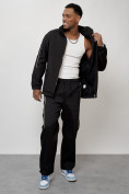 Купить Спортивный костюм мужской модный черного цвета 15020Ch, фото 15