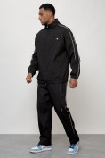 Купить Спортивный костюм мужской модный черного цвета 15020Ch, фото 2