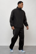 Купить Спортивный костюм мужской модный черного цвета 15020Ch, фото 3