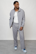 Купить Спортивный костюм мужской модный серого цвета 15020Sr, фото 14