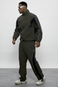 Купить Спортивный костюм мужской плащевой цвета хаки 1508Kh, фото 2