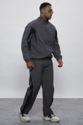 Купить Спортивный костюм мужской плащевой серого цвета 1508Sr, фото 12