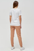 Купить Женские футболки с принтом белого цвета 1645Bl, фото 2