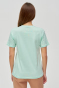 Купить Женские футболки с принтом салатового цвета 1645Sl, фото 4