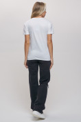 Купить Женские футболки с принтом белого цвета 1681Bl, фото 4
