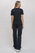 Купить Женские футболки с принтом черного цвета 1681Ch, фото 4