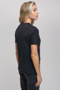 Купить Женские футболки с принтом черного цвета 1681Ch, фото 8