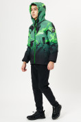 Купить Куртка демисезонная для мальчика зеленого цвета 168Z, фото 4
