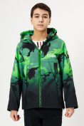 Купить Куртка демисезонная для мальчика зеленого цвета 168Z, фото 6