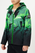 Купить Куртка демисезонная для мальчика зеленого цвета 168Z, фото 7
