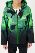 Купить Куртка демисезонная для мальчика зеленого цвета 168Z, фото 8