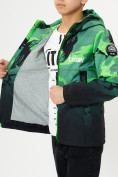 Купить Куртка демисезонная для мальчика зеленого цвета 168Z, фото 9