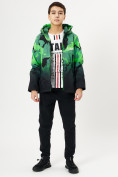Купить Куртка демисезонная для мальчика зеленого цвета 168Z, фото 10