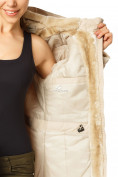 Купить Куртка парка демисезонная женская ПИСК сезона бежевого цвета 17099B, фото 7