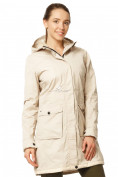 Купить Куртка парка демисезонная женская ПИСК сезона бежевого цвета 17099B, фото 2