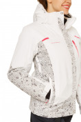 Купить Куртка горнолыжная женская белого цвета 17122Bl, фото 6