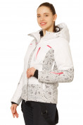 Купить Куртка горнолыжная женская белого цвета 17122Bl, фото 2
