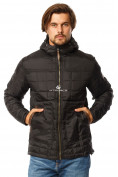 Купить Куртка мужская стеганная черного цвета 1741Ch, фото 2