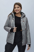 Купить Куртка горнолыжная женская УЦЕНКА бежевого цвета 1754B, фото 2