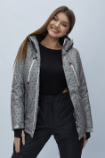 Купить Куртка горнолыжная женская УЦЕНКА бежевого цвета 1754B, фото 3
