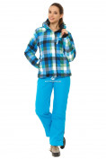 Купить Костюм горнолыжный женский голубого цвета 01807Gl