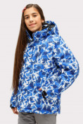 Купить Куртка горнолыжная подростковая для девочки синего цвета 1773S, фото 2