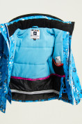 Купить Куртка горнолыжная подростковая для девочки синего цвета 1774S, фото 4