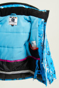 Купить Куртка горнолыжная подростковая для девочки синего цвета 1774S, фото 5