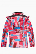 Купить Куртка горнолыжная подростковая для девочки розового цвета 1774R, фото 2