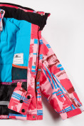 Купить Куртка горнолыжная подростковая для девочки розового цвета 1774R, фото 4