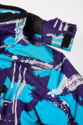 Купить Куртка горнолыжная подростковая для девочки голубого цвета 1773Gl, фото 7