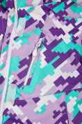 Купить Куртка горнолыжная подростковая для девочки фиолетового цвета 1774F, фото 5
