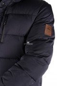 Купить Куртка зимняя удлиненная мужская черного цвета 1780Ch, фото 5