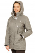 Купить Куртка горнолыжная женская большого размера серого цвета 1783Sr, фото 4