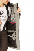 Купить Куртка горнолыжная женская большого размера серого цвета 1783Sr, фото 6