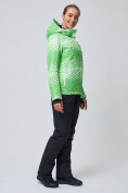 Купить Костюм горнолыжный женский зеленого цвета 01786Z, фото 2