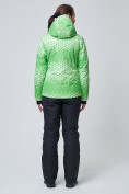 Купить Куртка горнолыжная женская зеленого цвета 1786Z, фото 4