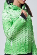 Купить Куртка горнолыжная женская зеленого цвета 1786Z, фото 2