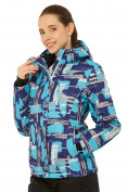 Купить Куртка горнолыжная женская фиолетового цвета 1801F, фото 2