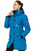 Купить Куртка парка зимняя женская синего цвета 1802S, фото 3