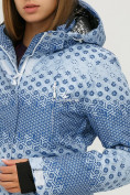 Купить Куртка горнолыжная женская синего цвета 1810S, фото 4