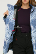 Купить Костюм горнолыжный женский синего цвета 01803S, фото 7
