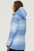 Купить Куртка горнолыжная женская голубого цвета 1810Gl, фото 3
