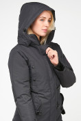 Купить Куртка парка зимняя женская черного цвета 1806Ch, фото 8