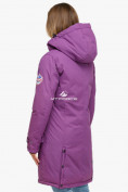 Купить Куртка парка зимняя женская фиолетового цвета 1806F, фото 5