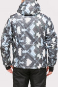 Купить Куртка горнолыжная мужская серого цвета 18108Sr, фото 4